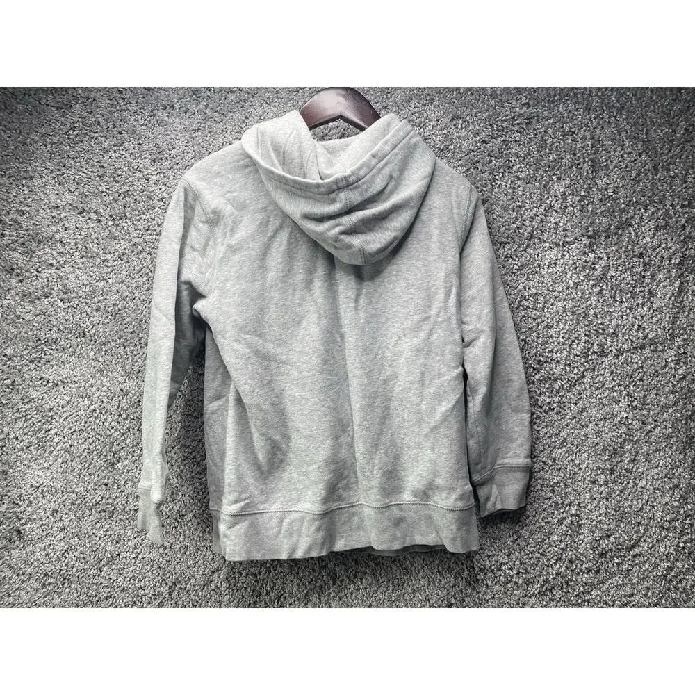 Kids Gap Logo Hoodie Sweater Size XLarge 12 Grey with Blue Logo Warm Outdoors